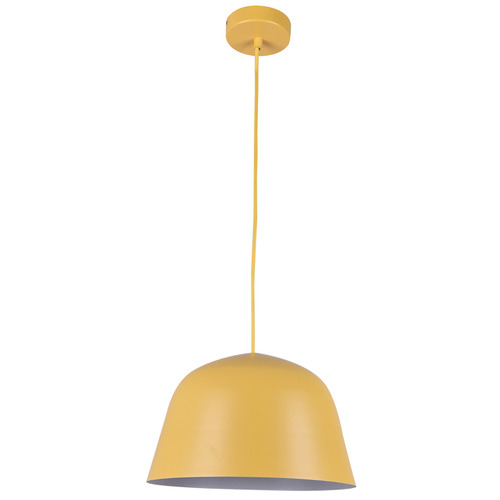 Yellow pendant on sale light shade